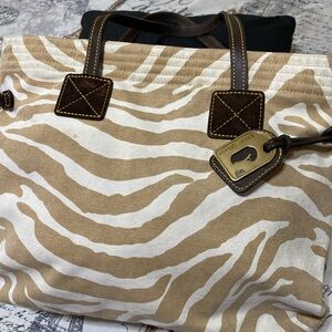Stylish Zebra Print Tote Bag